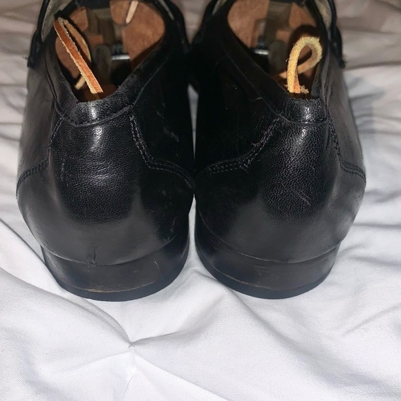 E.T. Wright Woven Vamp black leather Vintage loafers with tassels Size 11 main image 10